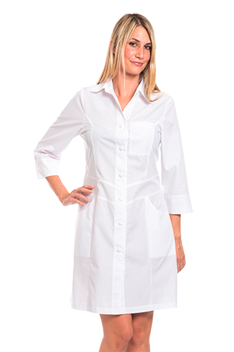 CAMICE DONNA JOLIE: camice bianco professionale donna per estetica e medicina modello femminile...